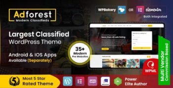 AdForest - Classified Ads WordPress Theme 5.1.5