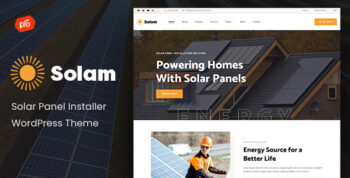 Solam - Solar Panel Installer WordPress Theme 1.2