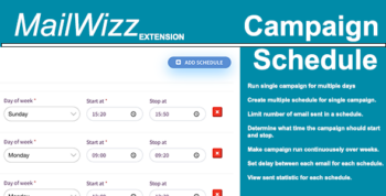 Campaign Scheduler for MailWizz EMA 1.4