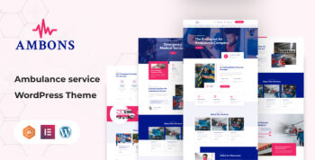 Ambons - Ambulance Service WordPress Theme 14 November 2023