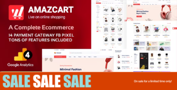 AmazCart – Laravel Ecommerce System CMS Multi-Vendor 5.1.2
