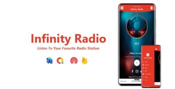 Infinity Radio - Single Station Radio App | ADMOB, ONESIGNAL, FIREBASE 3.0