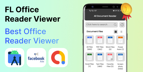 FL Office Reader Viewer | Document Viewer, Document Reader with admob 22 August 2023