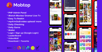 Mobtop Tv Movies - TV Series - Live TV Channels With Earning App
