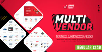 Multi-Vendor - AmazCart Laravel Ecommerce System CMS Module 1.9.5