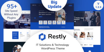 Restly - IT Solutions & Technology WordPress Theme 1.2.8
