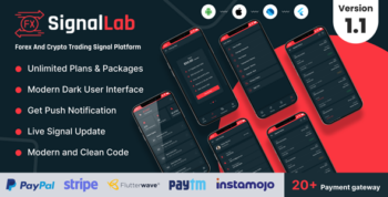 SignalLab - Forex And Crypto Trading Signal Flutter App 2.0