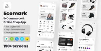 Ecomark - E-commerce React Native CLI Ui Kit 1.1