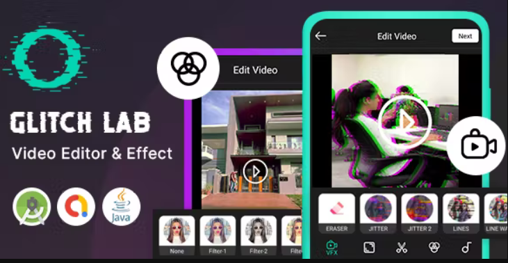 Glitch Lab – Video Editor & Effects with Admob Ads