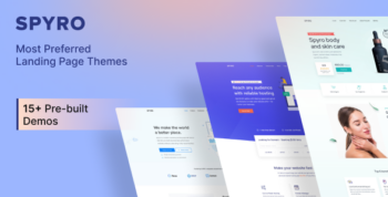 Spyro - Marketing Landing Page WordPress Theme 1.0.9