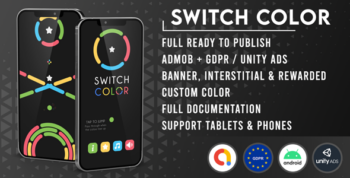 Switch Color - Unity | Admob | GDPR | Fresh Design