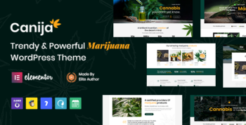 Canija - Marijuana & Cannabis Dispensary WordPress Theme 1.2