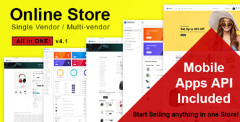 Online Store - All in One Multi vendor Laravel eCommerce Platform 4.1
