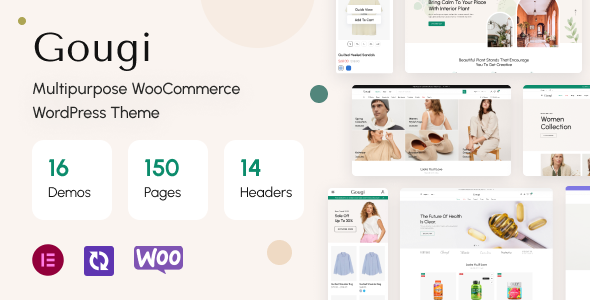 Gougi - Multipurpose eCommerce WordPress Theme 1.0.4