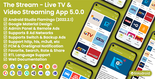 The Stream - Live TV & Video Streaming App