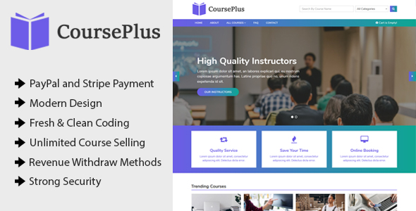 CoursePlus - Online Learning Management System (LMS)
