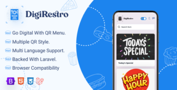 DigiRestro – Multi Vendor SaaS Restaurant QR Menu Generator 2.1