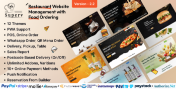 Superv - Restaurant Website Management (Food Ordering) 2.2