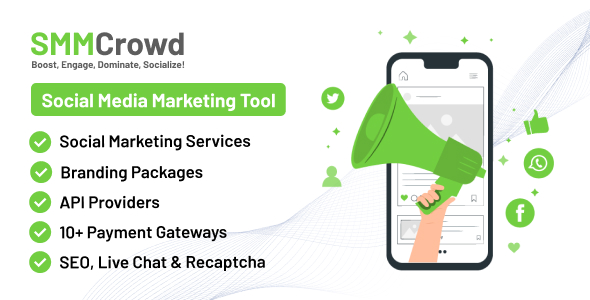 SMMCrowd - Marketplace of SMM Services 2.0
