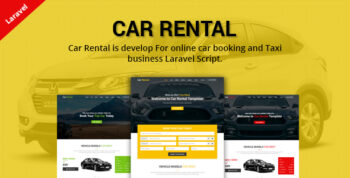 Car Rental - Cab Booking Laravel Script 24 December 2022