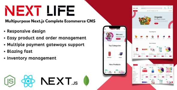 NextLife - Next.js Ecommerce CMS 1.1.4