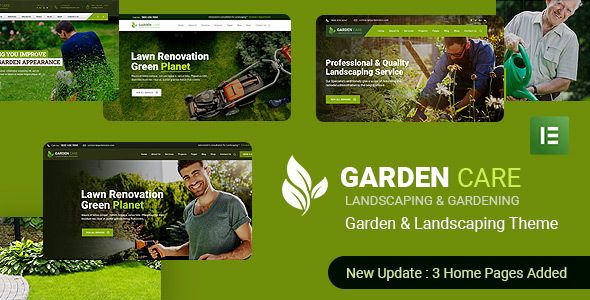 Garden Care - Gardening and Landscaping WordPress Theme 2.4
