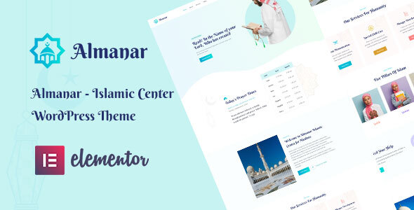 Almanar - Islamic Center WordPress Theme 1.0.2