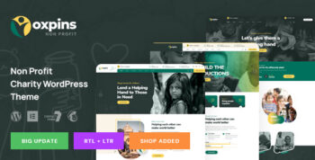 Oxpins - Non Profit Charity WordPress Theme 2.0