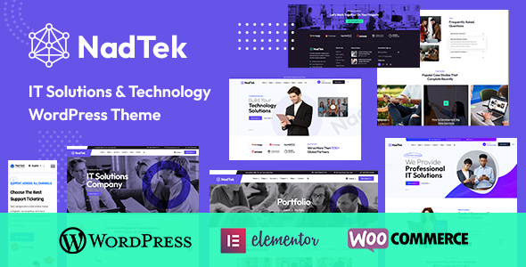 NadTek - IT Solutions & Technology WordPress Theme 1.0.4