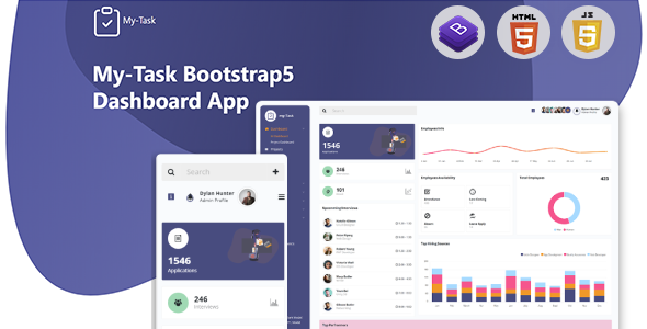 Mytask - Hr, Project Management Admin Template 1.1.8
