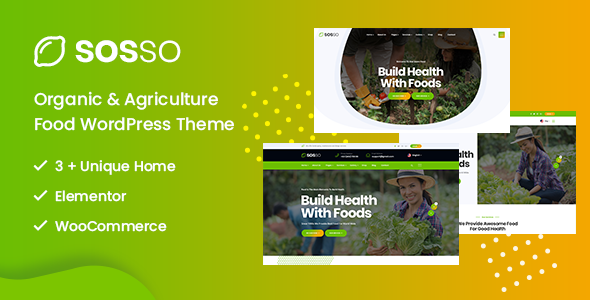 Sosso - Agriculture WordPress Theme 1.7.0