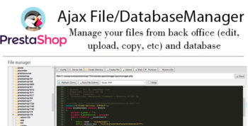 Ajax file and database manager 2.1