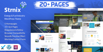 Strnix - Solar and Green Energy WordPress Theme 2.1