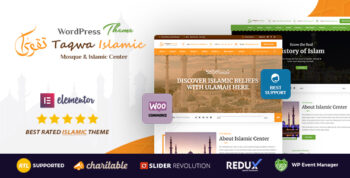Taqwa - Islamic Center WordPress Theme 2.0
