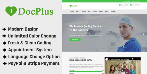 Docplus - Online Multi Doctor Appointment Management 2.1