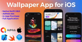 Full-Featured iOS Wallpaper App - Swift Based, AdMob & In-app Purchase Integrated, Full Source Code