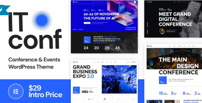 ITconf – Conference & Events WordPress Theme 1.1.18