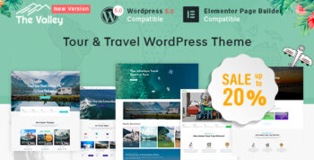 Valley - Tour & Travel Agency WordPress Theme 2.7.8