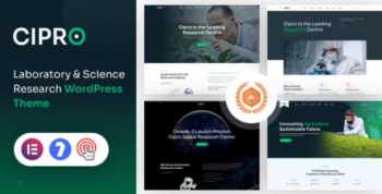 Cipro - Laboratory & Science Research WordPress Theme