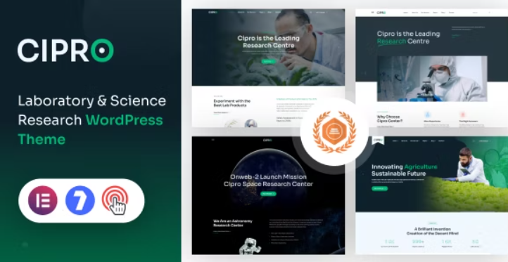 Cipro - Laboratory & Science Research WordPress Theme