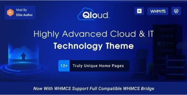 Qloud – WHMCS, Cloud Computing, Apps & Server WordPress Theme 3.1.1