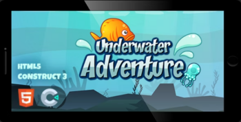 Underwater Adventure Construct 3 HTML5 Game