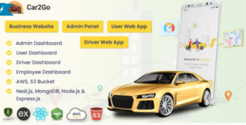 Car2Go - One Stop Ride Share Platform | User Web App | Driver Web App | Admin Panel (MERN)