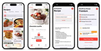 AI Recipe iOS WordPress App - AI Assistant - SwiftUI iOS Full Application