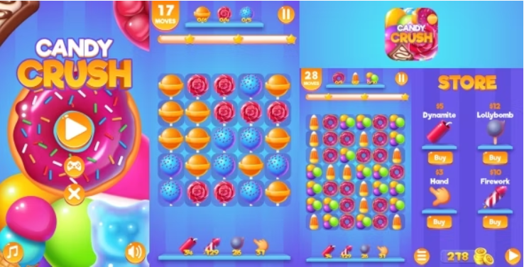 Candy Crush - HTML5 + Mobile Game (Construct 3) 11 September 2023
