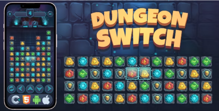 Dungeon Switch - HTML5 Game, Construct 3