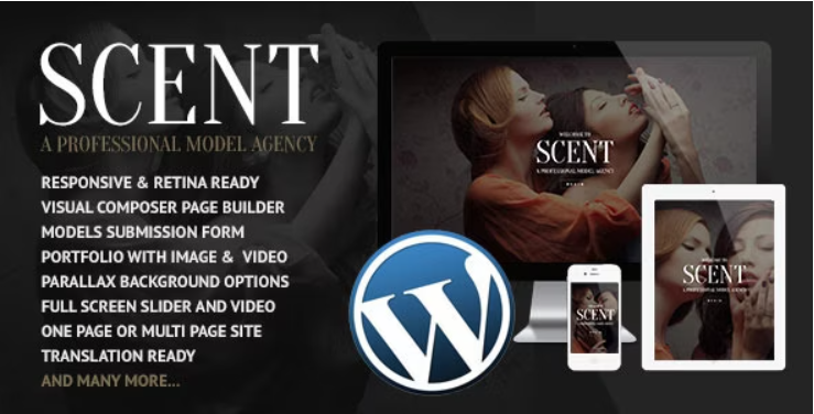 Scent - Model Agency WordPress Theme 3.6.2