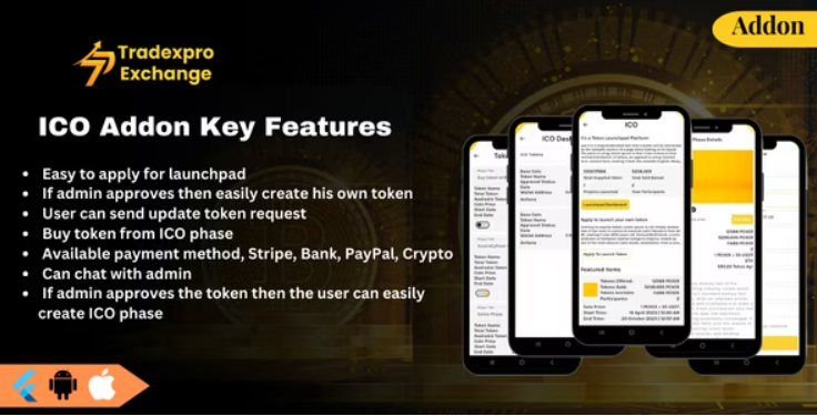 Tradexpro ICO - Initial Token Offering Mobile Addons 2.0.0