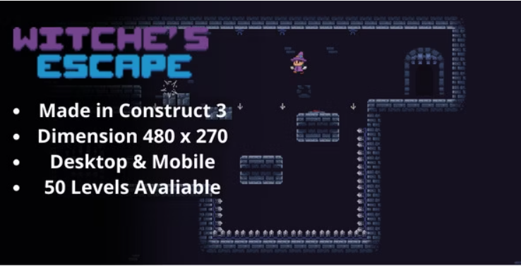 Witch's Escape - HTML5 Game