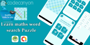 Maths word search Puzzle with admob ready to publish 24 September 2023